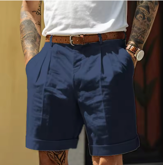 THE VALENCIA LINEN SHORTS