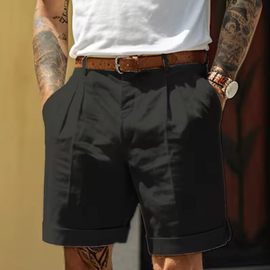 THE VALENCIA LINEN SHORTS