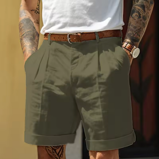 THE VALENCIA LINEN SHORTS